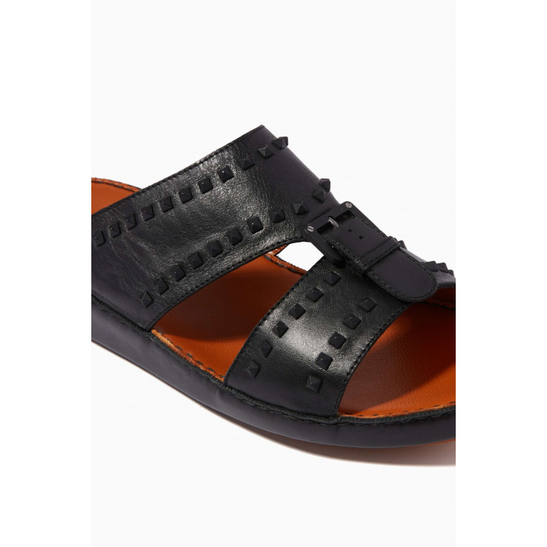 Private Collection - Cinghia Sandals in Studded Softcalf