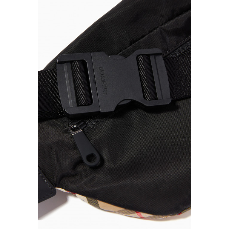 Burberry - Medium Belt Bag in Vintage Check Nylon