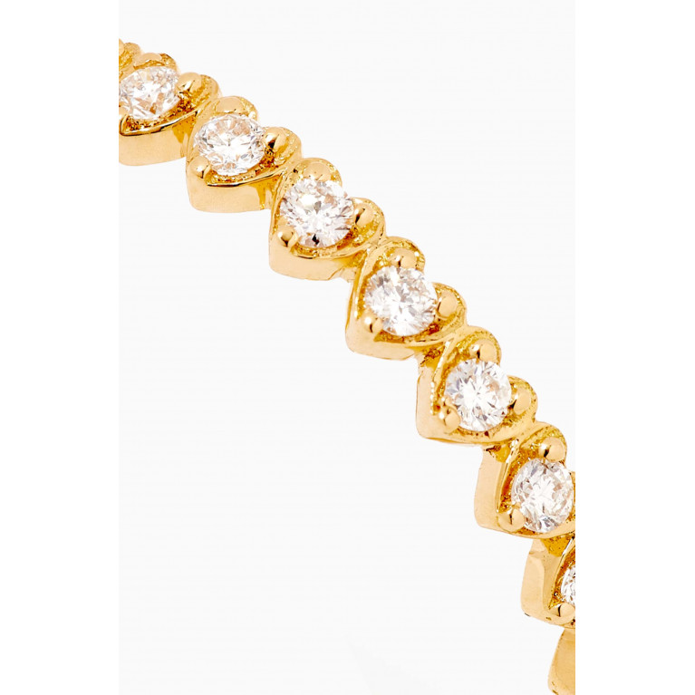 MKS Jewellery - Love Always Halfsy Diamond Ring in 18kt Gold