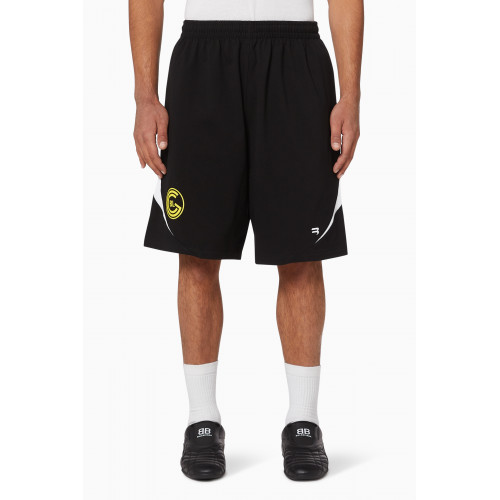 Balenciaga - Soccer Large Fit Shorts in Heavy Cotton Jersey