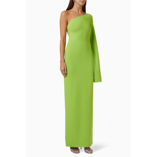 Solace London - Callie Maxi Dress in Stretch-crepe Green