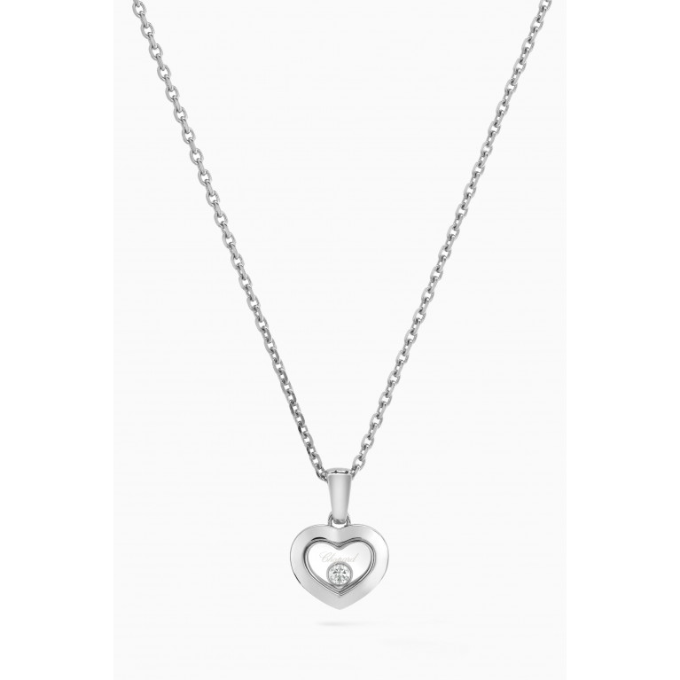 Chopard - Happy Diamonds Icons Pendant Necklace in 18kt White Gold