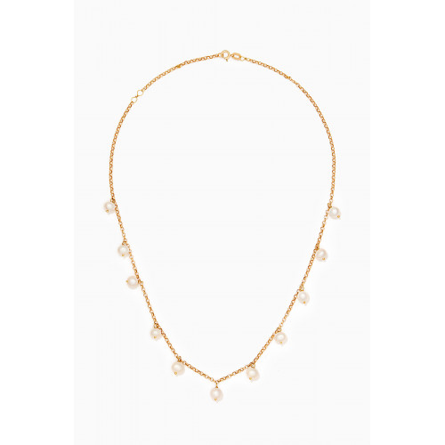 M's Gems - Luna Pearl Necklace in 18kt Gold