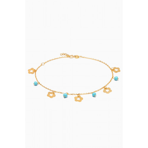 M's Gems - Zahra Charm Bracelet in 18kt Gold