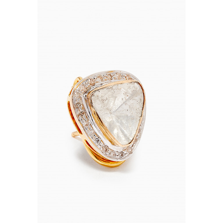 M's Gems - Leher Diamond Stud Earrings in 18kt Gold