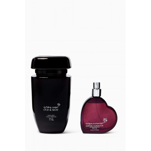 Anfasic Dokhoon - Oud & Shay Dokhoon, 150g + 30ml Perfume Spray