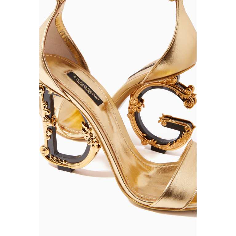 Dolce & Gabbana - DG Keira Sandals in Leather