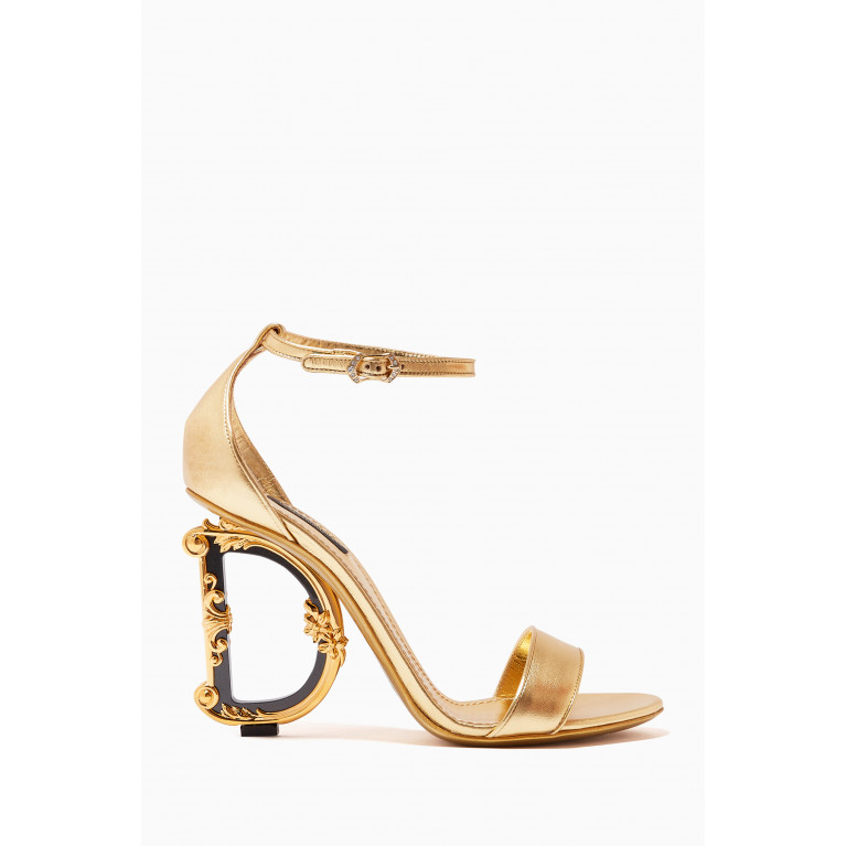 Dolce & Gabbana - DG Keira Sandals in Leather