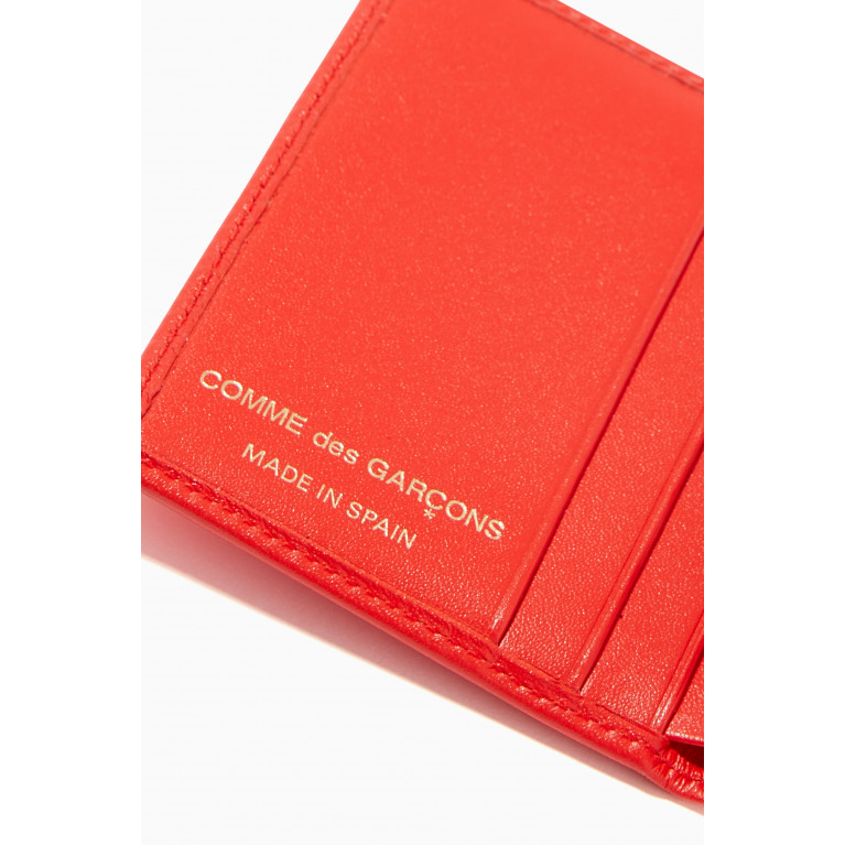 Comme des Garçons - Classic Wallet in Leather Orange