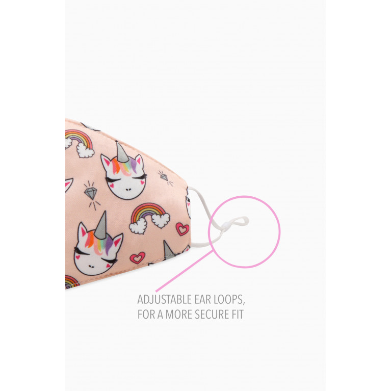 OMG Accessories - Unicorn Printed Face Mask