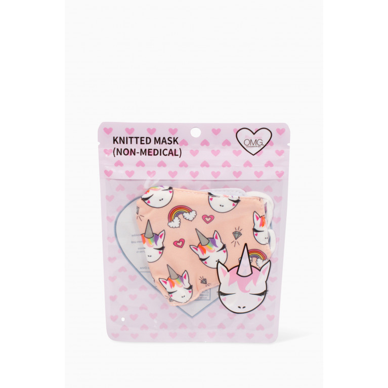 OMG Accessories - Unicorn Printed Face Mask