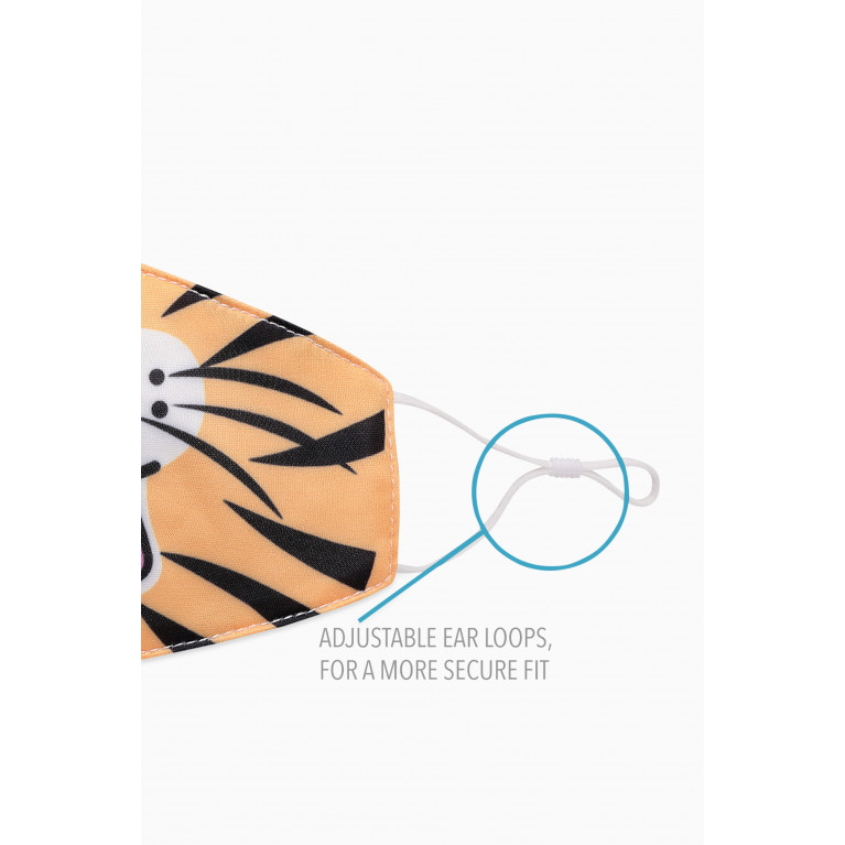 OMG Accessories - Tiger Printed Face Mask