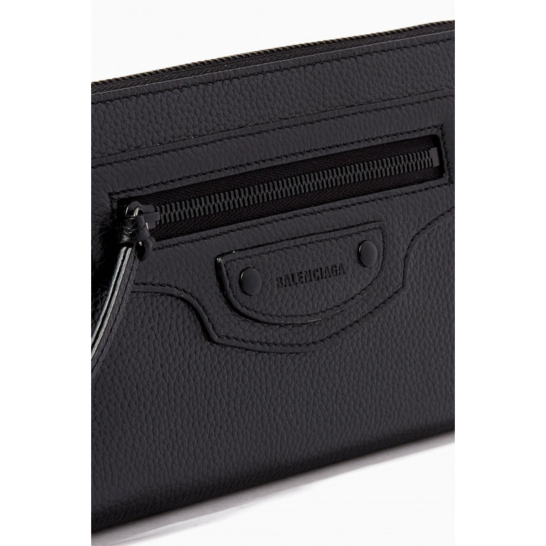 Balenciaga - Neo Classic Continental Wallet in Grained Calfskin