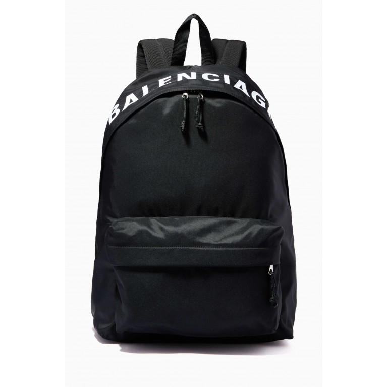 Balenciaga - Wheel Backpack in Nylon Black