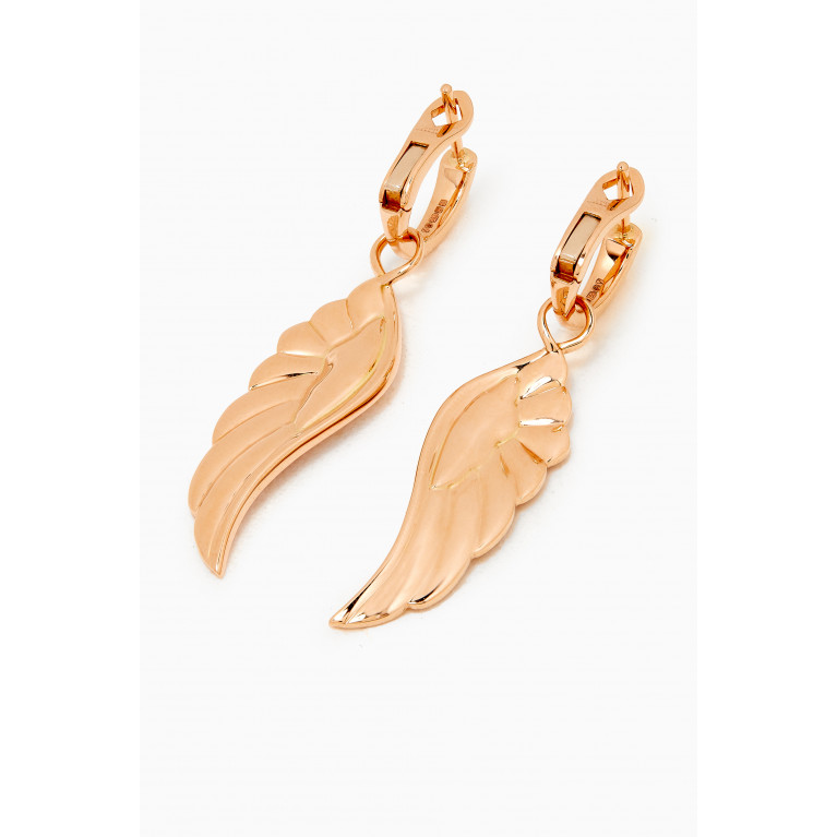Garrard - Wings Reflection 'Spring' Small Earrings in 18kt Rose Gold
