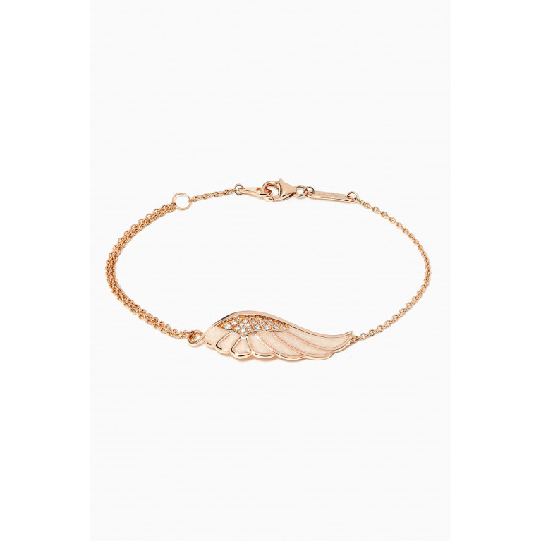 Garrard - Wings Reflection 'Spring' Bracelet in 18kt Rose Gold
