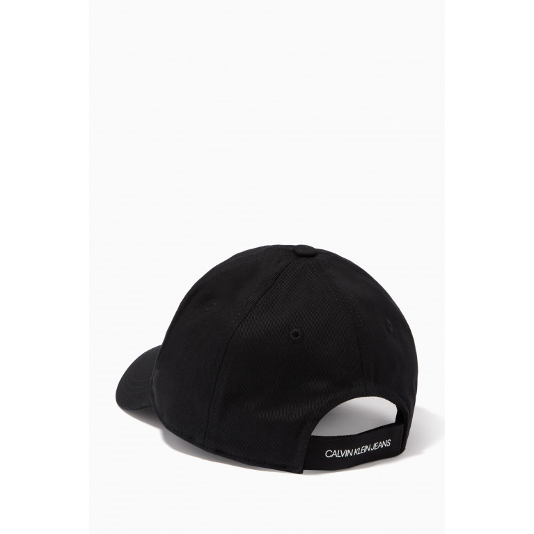 Calvin Klein - Monogram Cap in Cotton Twill Black