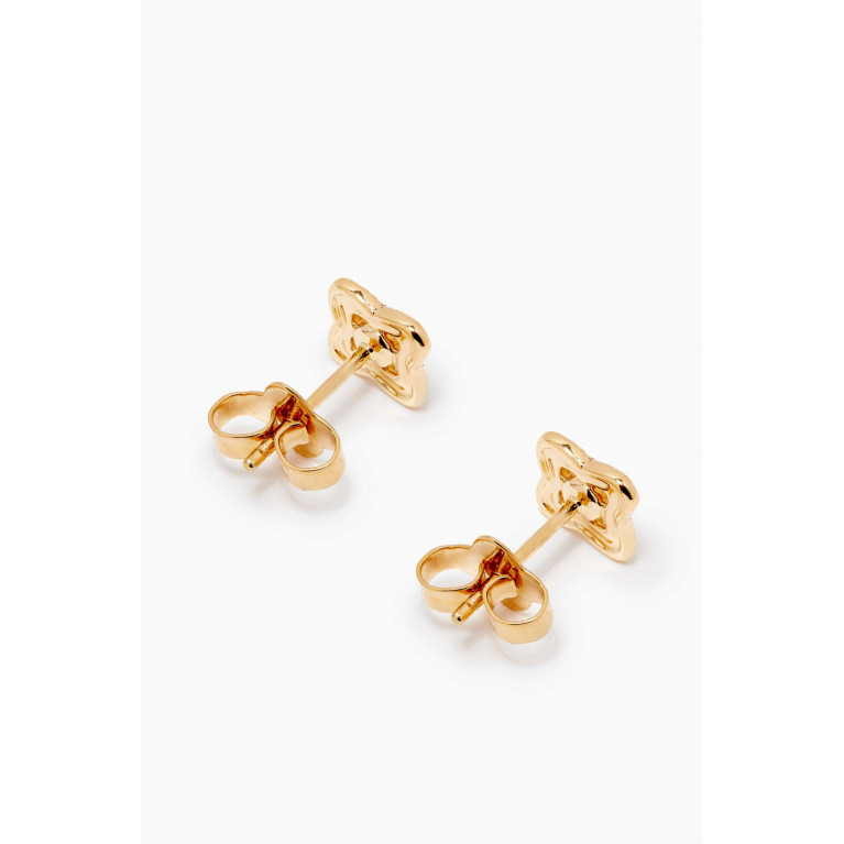 David Yurman - Venetian Quatrefoil® Diamonds Earrings in 18kt Yellow Gold