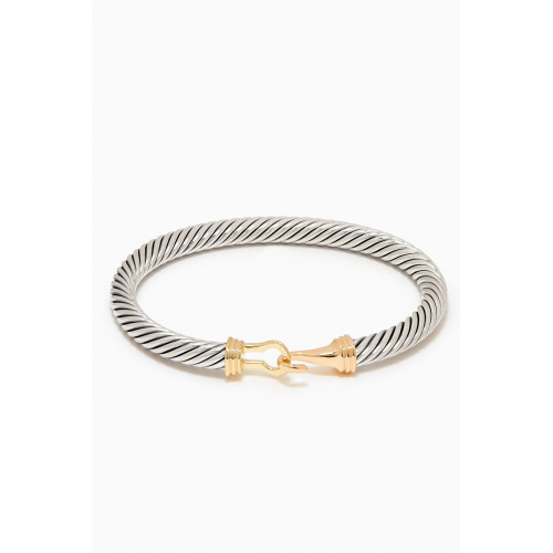 David Yurman - Cable Classic® Buckle Bracelet with 14kt Gold, 5mm