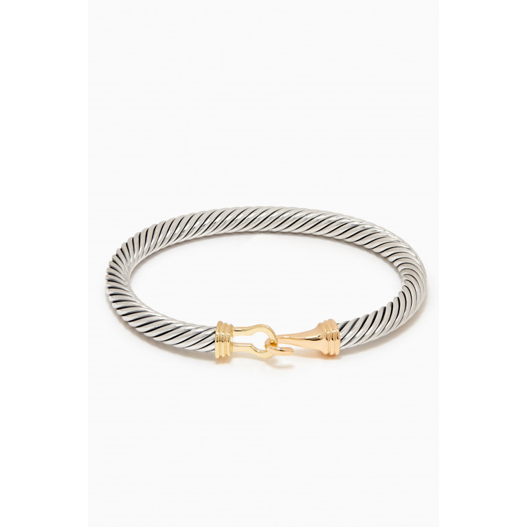 David Yurman - Cable Classic® Buckle Bracelet with 14kt Gold, 5mm