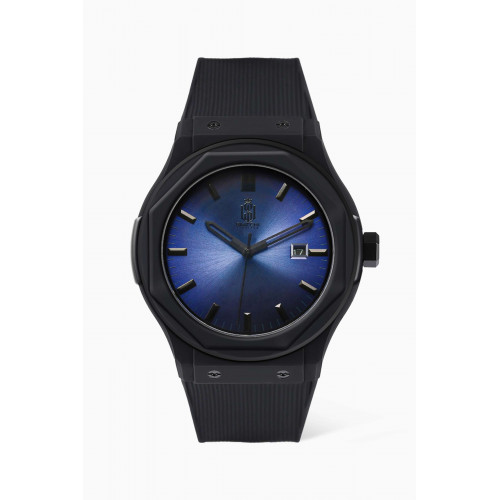 Saatchi - Silicon Strap Japanese Quartz Watch Blue