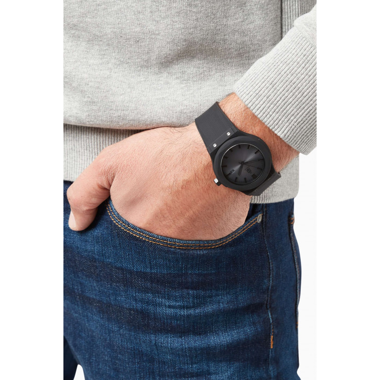 Saatchi - Silicon Strap Japanese Quartz Watch Grey
