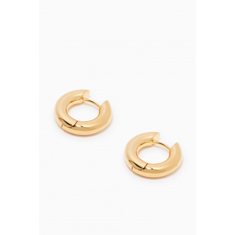 Otiumberg - Small Chunky Hoops in 14kt Yellow Gold Vermeil