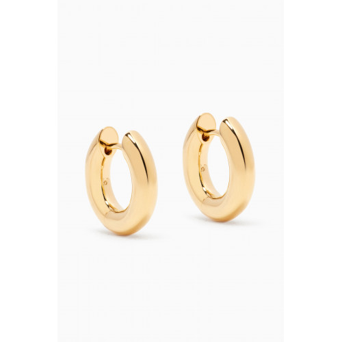 Otiumberg - Small Chunky Hoops in 14kt Yellow Gold Vermeil