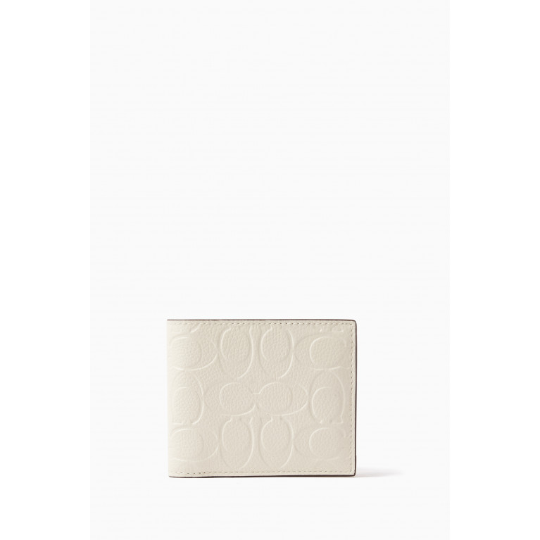 Coach - 3-in-1 Wallet in Signature Leather White