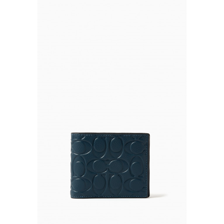 Coach - 3-in-1 Wallet in Signature Leather Blue