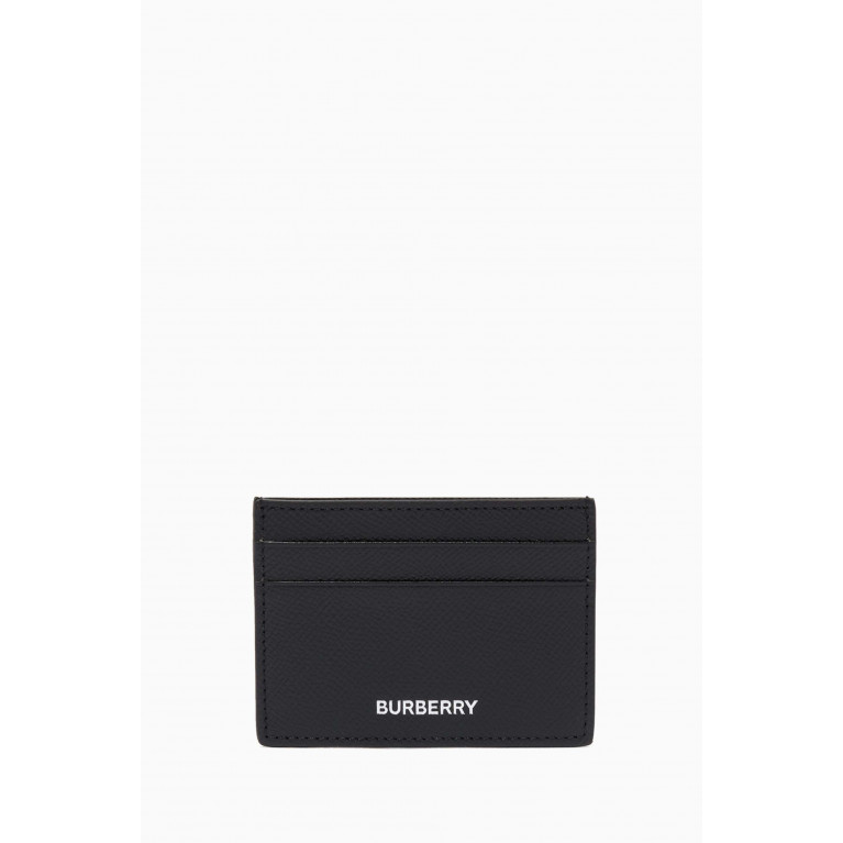 Burberry - Logo Card Case in Grainy Leather