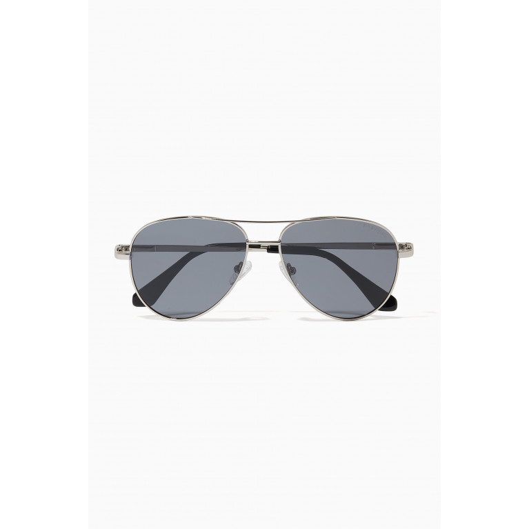 Roderer - James Aviator Sunglasses Silver