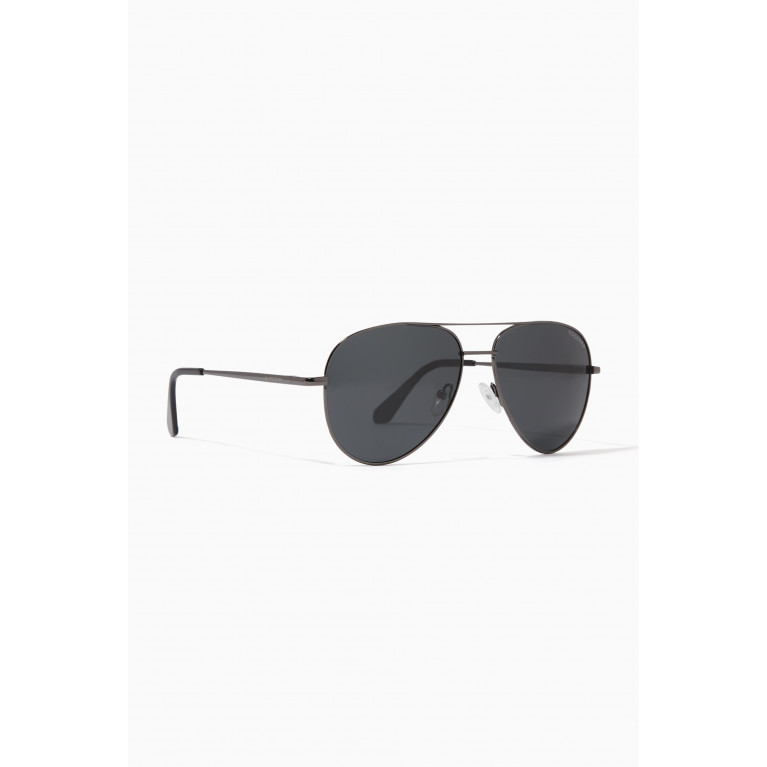 Roderer - James Aviator Sunglasses Black