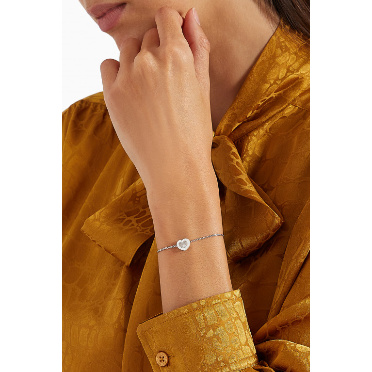 Chopard - Happy Diamonds Icons Bracelet in 18kt White Gold