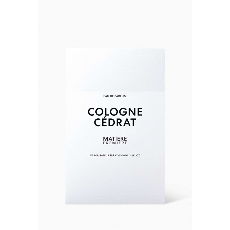 Matiere Premiere - Cologne Cédrat Eau de Parfum, 100ml