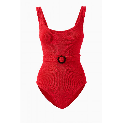 Hunza G - Solitaire One-Piece Swimsuit Red