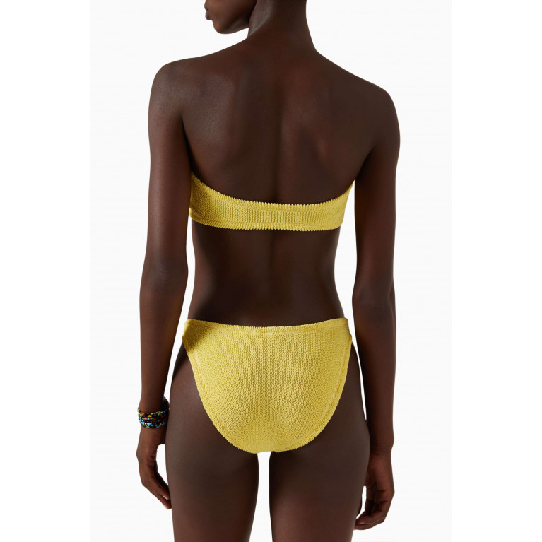 Hunza G - Jean Bandeau Bikini Yellow
