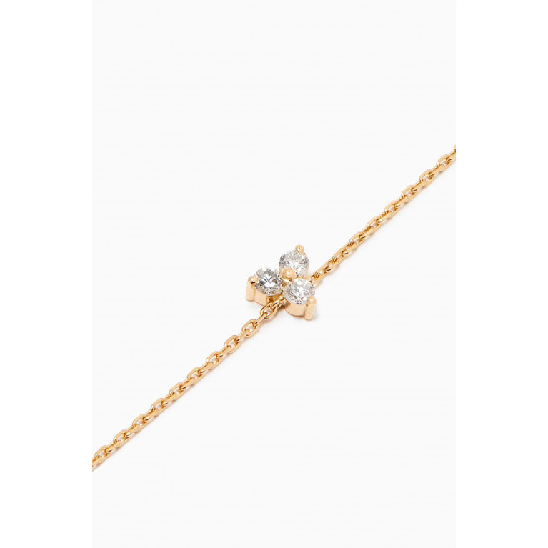 Aquae Jewels - Britney Diamond Bracelet in 18kt Yellow Gold