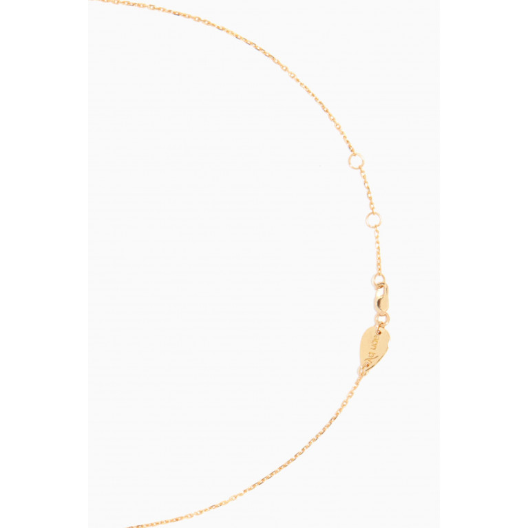 Aquae Jewels - Constellation Star Diamond Necklace in 18kt Yellow Gold
