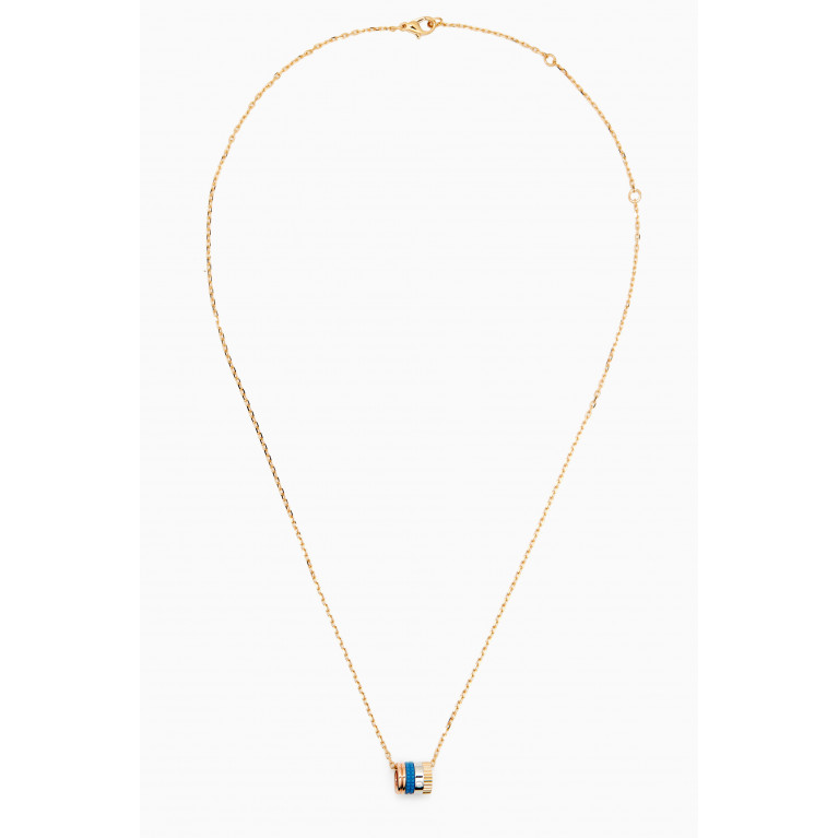 Boucheron - Quatre Blue Edition Mini Ring Pendant with Diamond in 18kt Gold