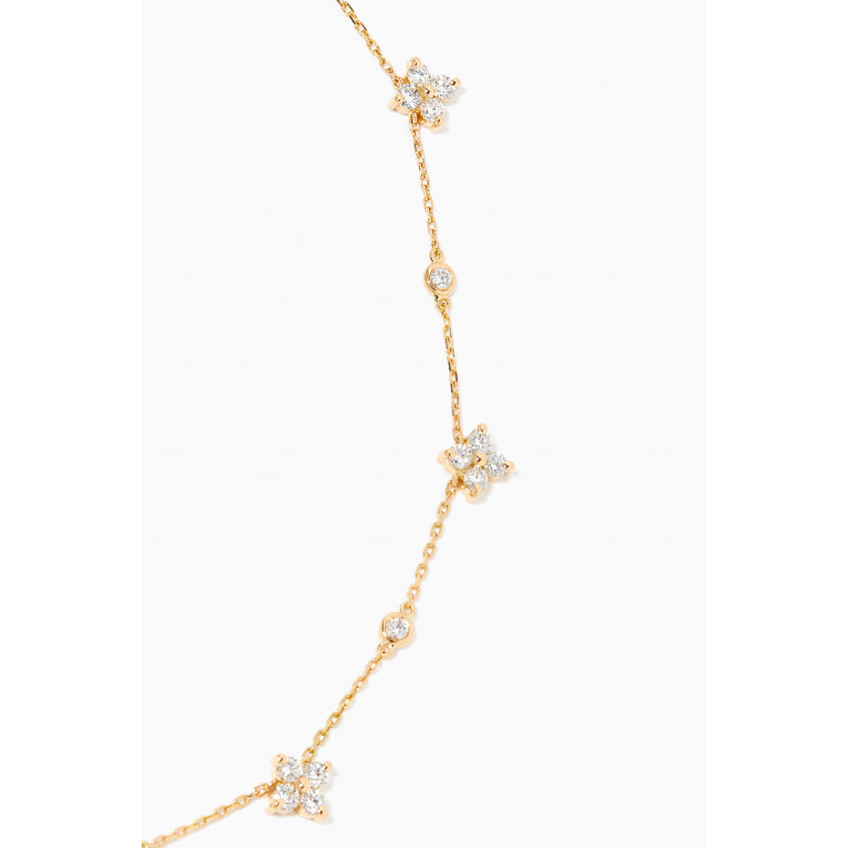 Aquae Jewels - Constellation Fairy Diamond Choker in 18kt Yellow Gold