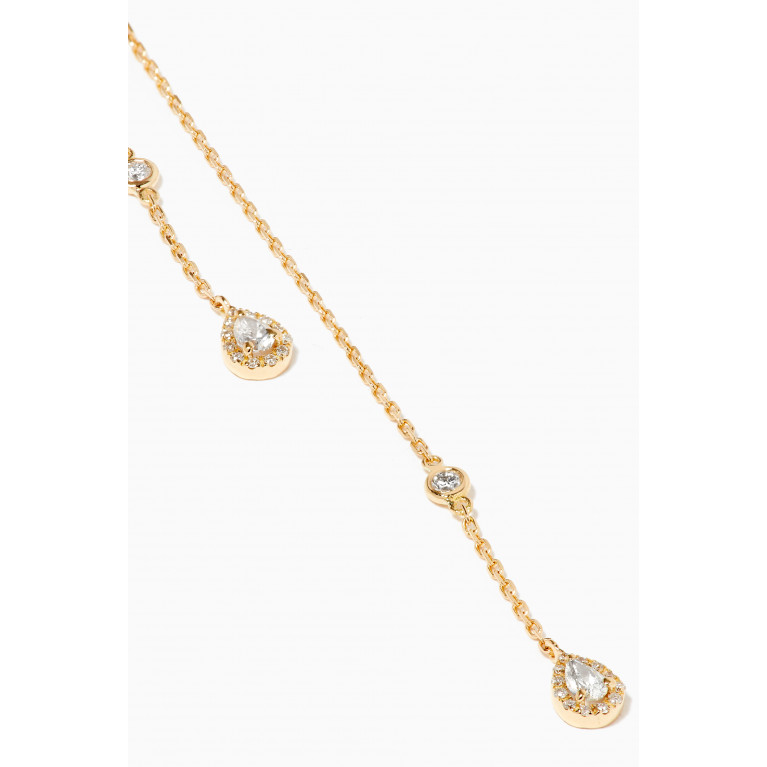 Aquae Jewels - My Love Diamond Earrings in 18kt Yellow Gold