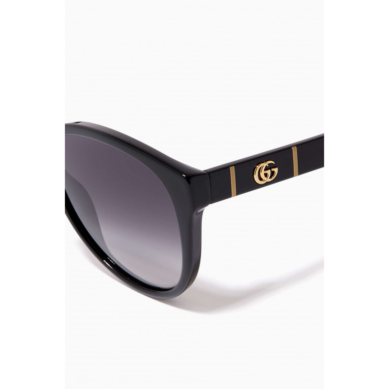 Gucci - Round Acetate Sunglasses