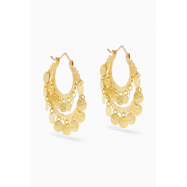 Dima Jewellery - Medium Falah Earrings in 18kt Gold