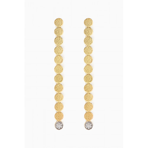 Dima Jewellery - The Charming Strand Diamond Earrings in 18kt Gold