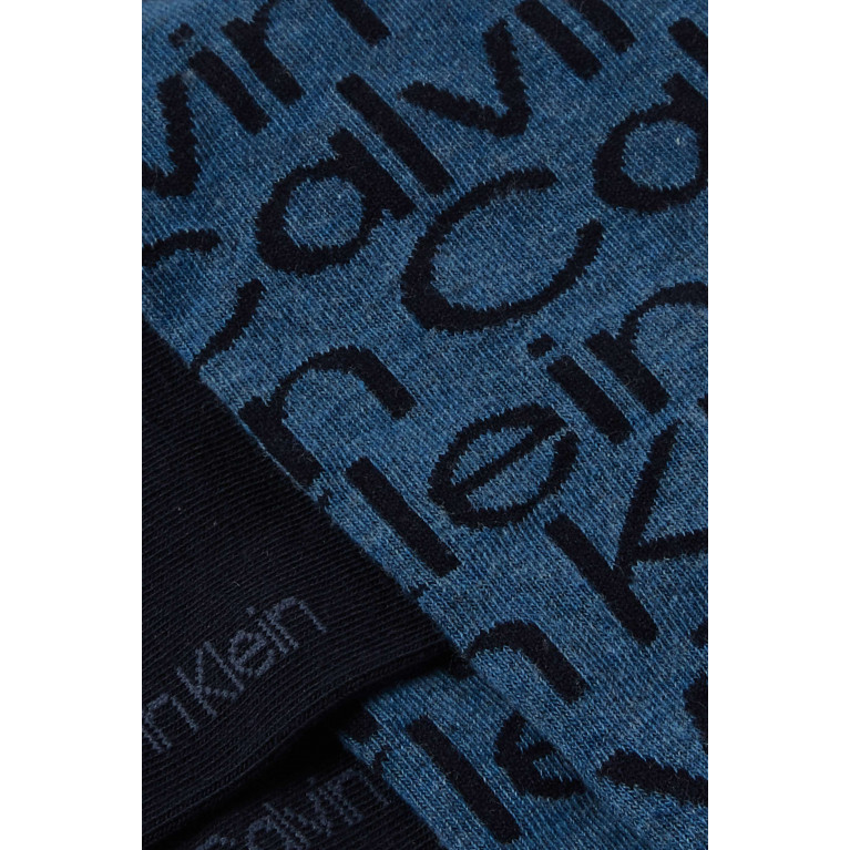 Calvin Klein - Knit Trainer Socks, Set of 2 Grey