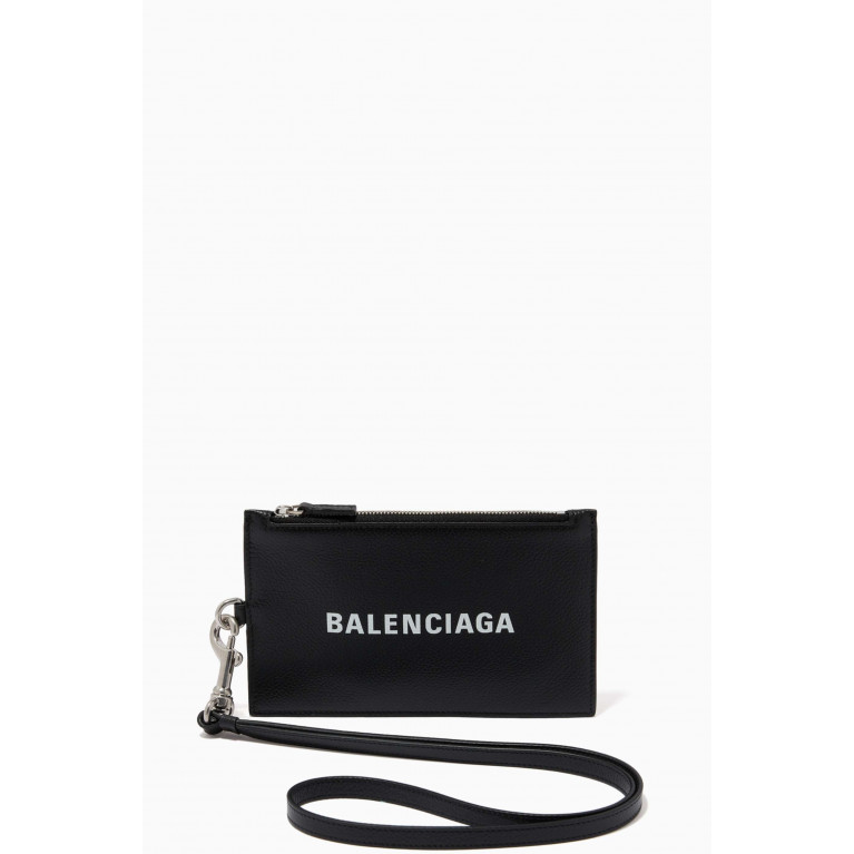 Balenciaga - Cash Passport & Phone Zipped Holder in Grained Calfskin