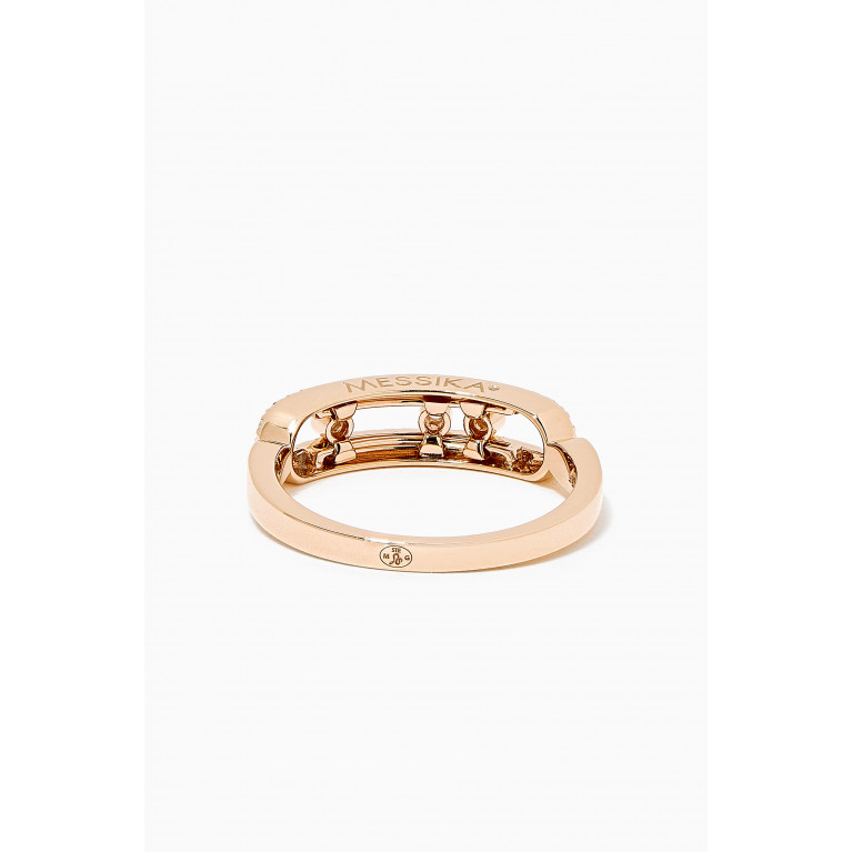 Messika - Baby Move Pavé Diamond Ring in 18kt Yellow Gold Gold