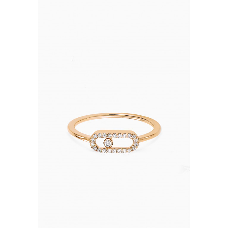Messika - Move Uno Diamond Ring in 18kt Yellow Gold