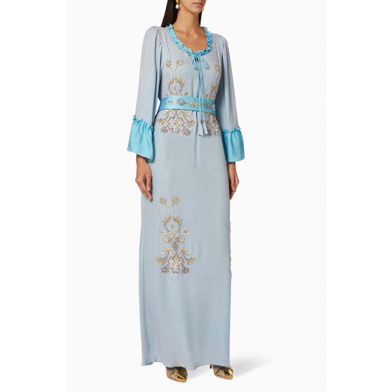 Luna & Sol - Embellished Belted Kaftan